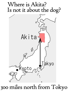 AKITA map